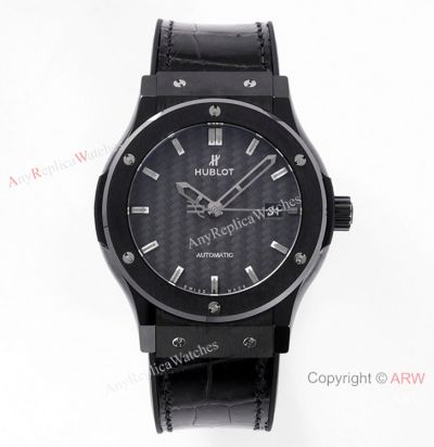 Hublot Classic Fusion Ceramic 'Black Magic' 42 Watch GSF HUB1110 Movement-Best Hublot Replica Watch